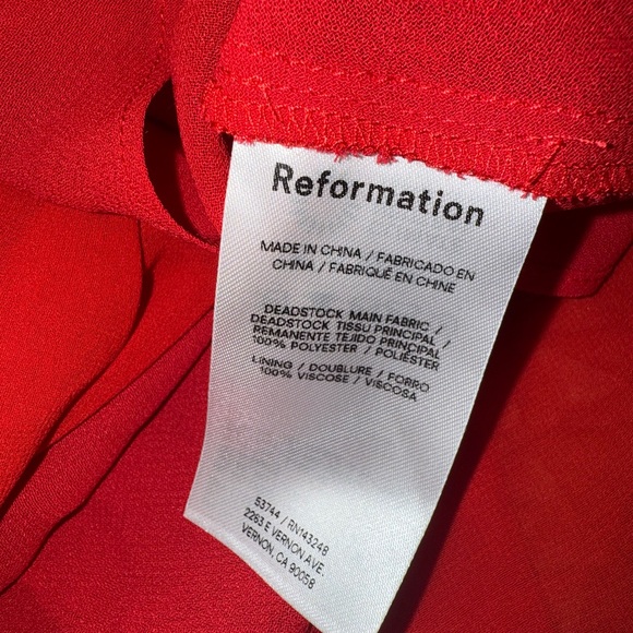 Reformation Cressa Dress evening wear - Picture 16 of 16